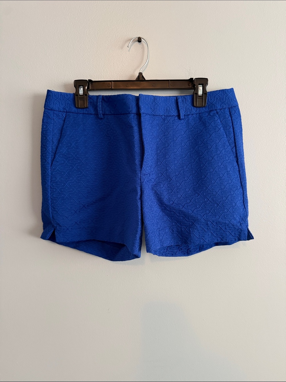 Banana Republic Electric Blue Textured Shorts
